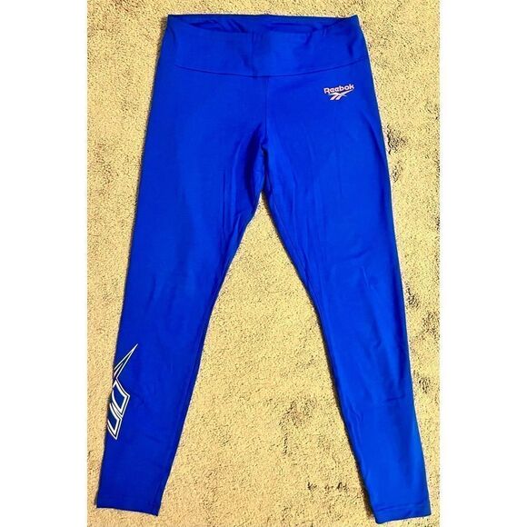 Reebok Women's Classic Vector Logo Legging, Humble Blue SZ S - Picture 6 of 9